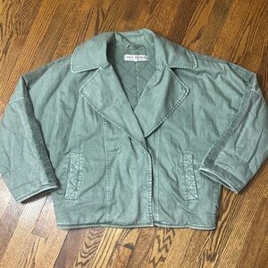 Free People Sage Utility Oversized Outerwear Jacket SZ S